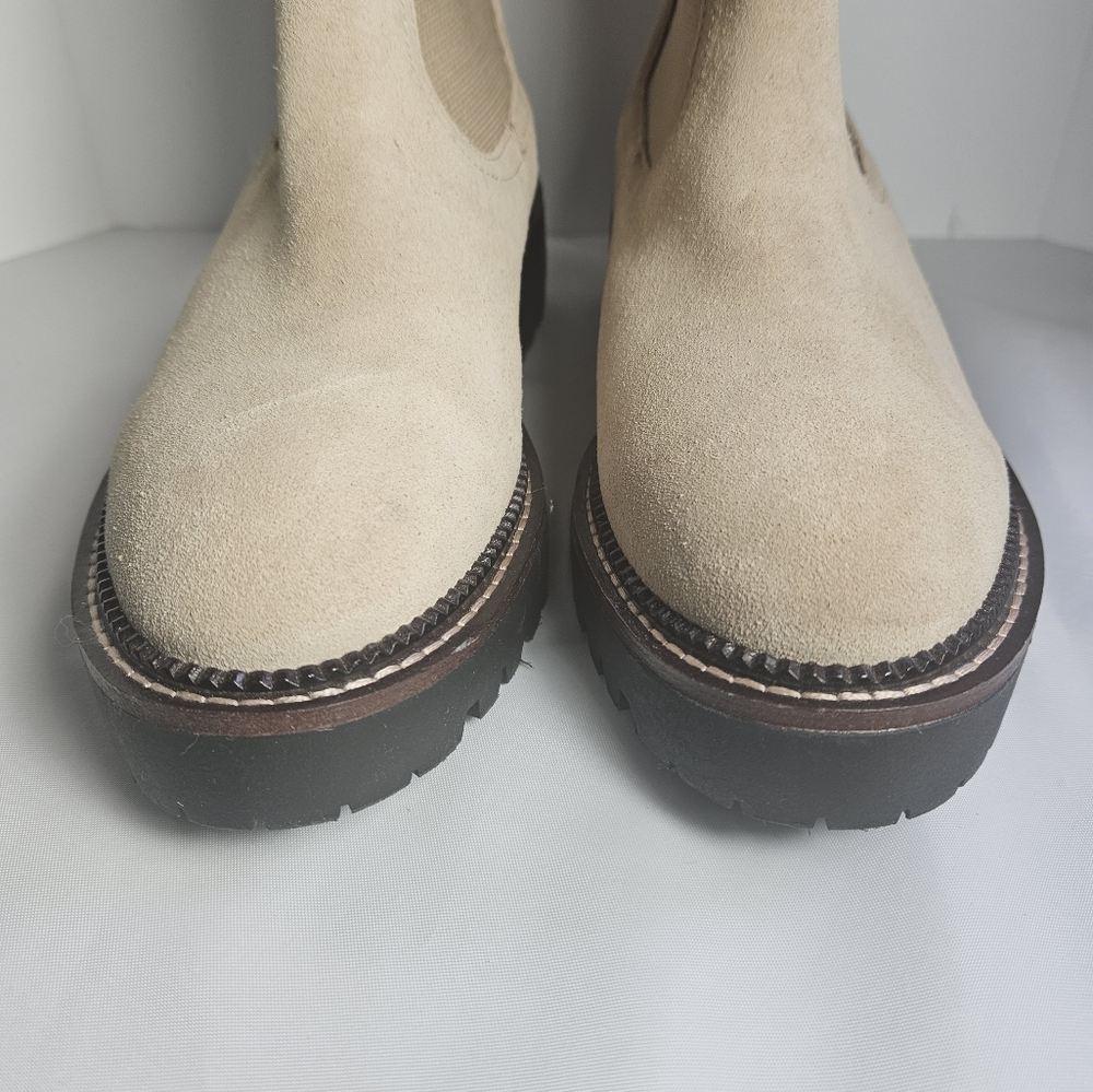 Caslon Tan Suede Ankle Boots - Picture 5 of 6